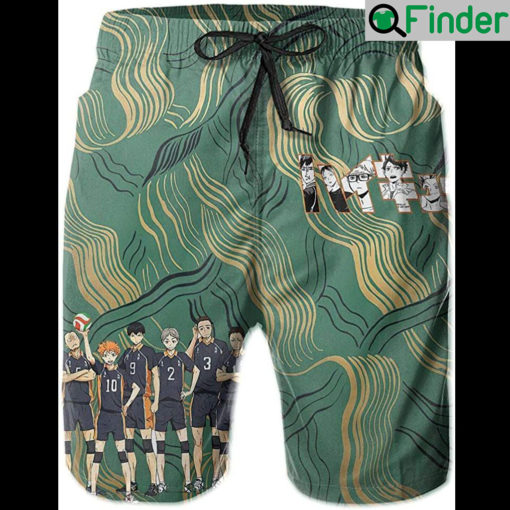 Haikyuu Swim Trunks Anime Printed Quick Dry Sku 79 Shorts