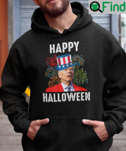 Joe Biden 4th Of July Hoodie Happy Halloween