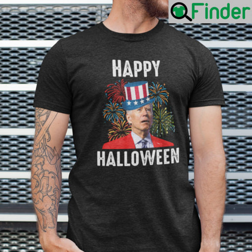 Joe Biden 4th Of July Shirt Happy Halloween