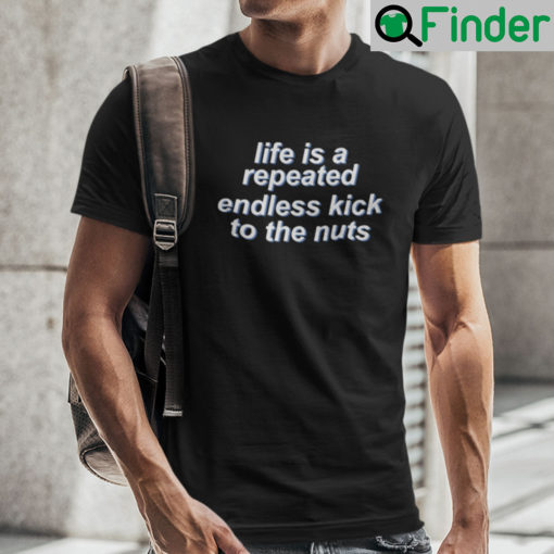 Life Is Repeated Endless Kick To The Nuts Shirt