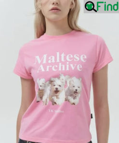 Maltese Archive YK Studios Dog T Shirts