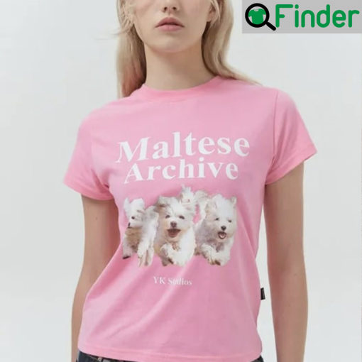 Maltese Archive YK Studios Dog T Shirts