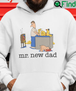 Mr. New Dad Diaper Dog Hoodie