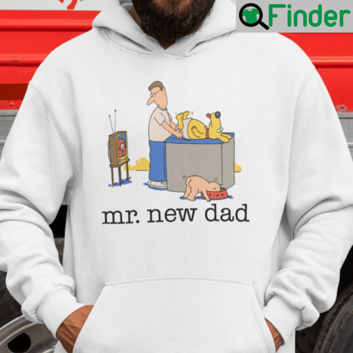 Mr. New Dad Diaper Dog Hoodie