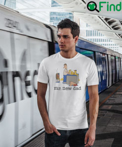 Mr. New Dad Diaper Dog T Shirt