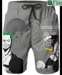 One Piece Swim Trunks Anime Printed Quick Dry Sku 56 Shorts