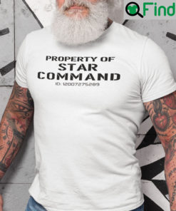 Property Of Star Command T Shirt