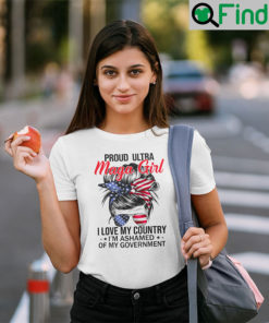 Proud Ultra Maga Girl I Love My Country T Shirt