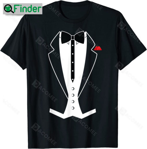 Ring Bearer Tux Suit Shirt Kids Funny Wedding Costume Tuxedo T Shirt