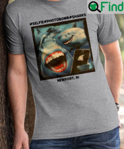 Selfie Photobomb Sharks Newport Shirt