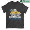 Snoopy And Woodstock Riding Car Golden State Warriors 2022 NBA Finals Champions Shirt