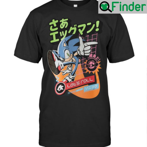 Sonic the Hedgehog with Kanji Shirt