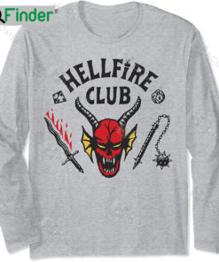 Stranger Things 4 Hellfire Club Logo Long Sleeve