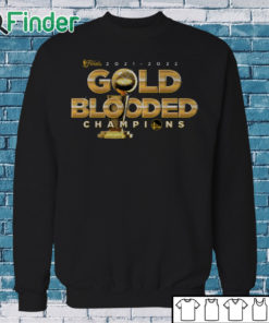 Sweatshirt Golden State Warriors Fanatics Branded 2022 NBA Finals Champions Gold Blooded T Shirt