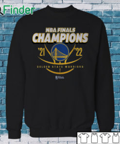 Sweatshirt Golden State Warriors Fanatics Branded 2022 NBA Finals Champions Lead the Change T Shirt