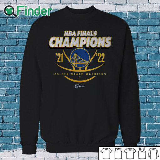 Sweatshirt Golden State Warriors Fanatics Branded 2022 NBA Finals Champions Lead the Change T Shirt