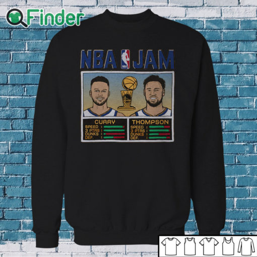 Sweatshirt Stephen Curry Klay Thompson Golden State Warriors Homage 2022 NBA Finals Champions T Shirt