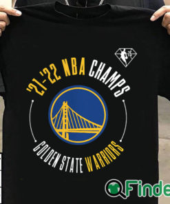 T shirt black Golden State Warriors Fanatics Branded 2022 NBA Finals Champions Drive List Roster T Shirt