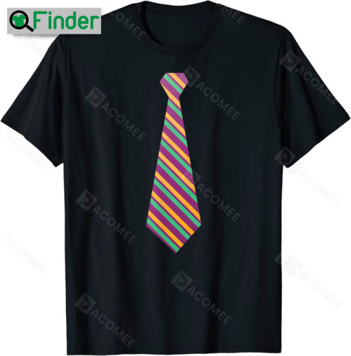 Tie Mardi Gras Costume Tuxedo T Shirt