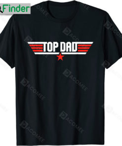 Top Dad Funny Cool 80s 1980s Father Fathers Day Shirt