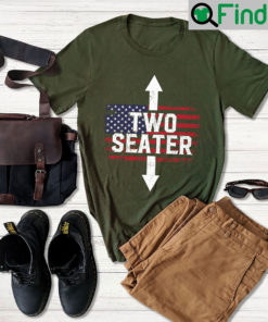 Two Seater Retro Arrow American Flags T Shirts