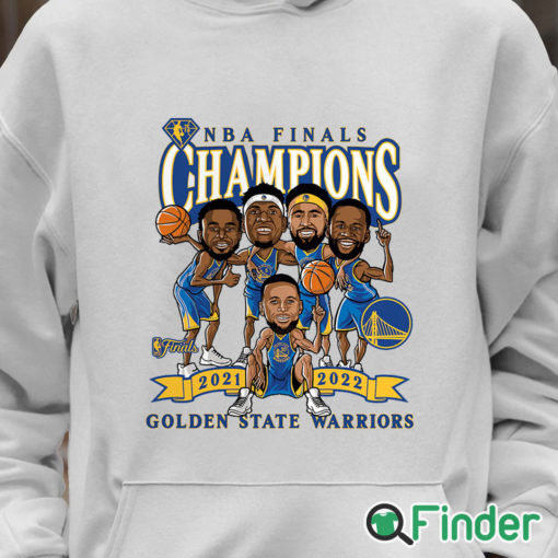 Golden State Warriors 2022 NBA Finals Champions Caricature T-Shirt and  Hoodie - Skullridding in 2023