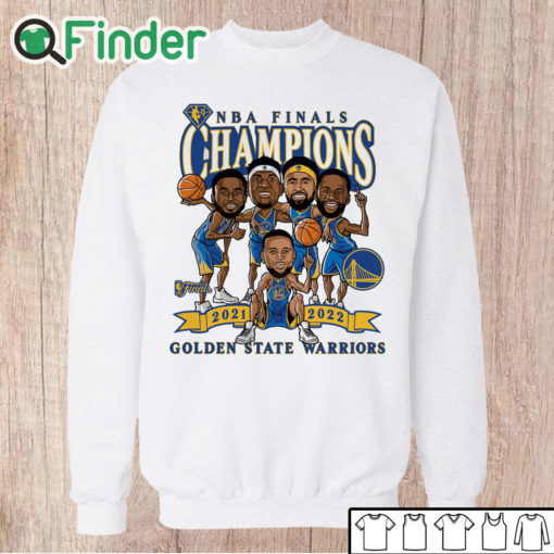 Unisex Sweatshirt Golden State Warriors Fanatics Branded 2022 NBA Finals Champions Caricature T Shirt