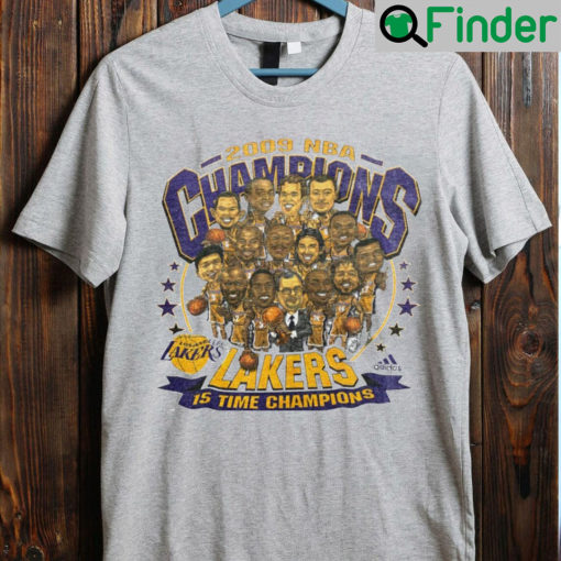 Vintage Style 2009 Lakers Championship T Shirt