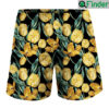 Yellow Tulip Floral Pattern Print MenS Shorts