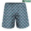 Zigzag Knitted Pattern Print MenS Short