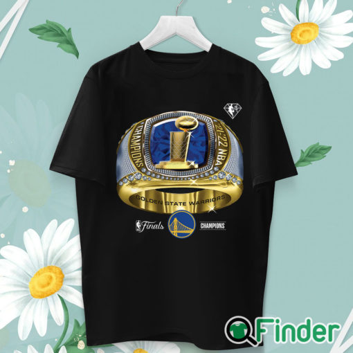 unisex T shirt Golden State Warriors Fanatics Branded 2022 NBA Finals Champions Bling Ring Big Tall T Shirt