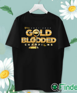 unisex T shirt Golden State Warriors Fanatics Branded 2022 NBA Finals Champions Gold Blooded T Shirt