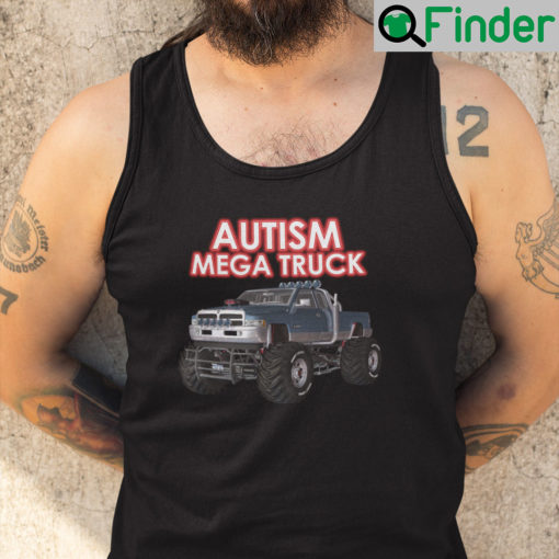 Autism Mega Truck Tank Top