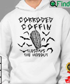 Corroded Coffin The Hideout Poster Stranger Things Eddie Munson Corroded Coffin Hoodie