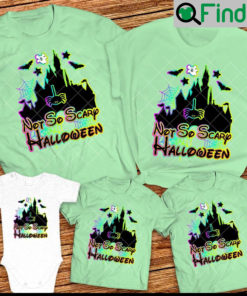 Disney Halloween family shirts 2022 Disney Castle Not So scary Family Shirt