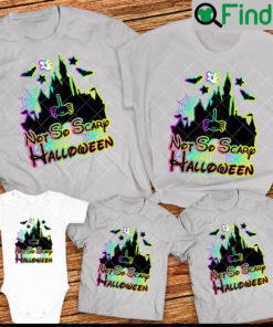 Disney Halloween family shirts 2022 Disney Castle Not So scary Family Shirts