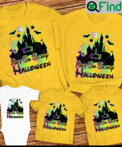 Disney Halloween family shirts 2022 Disney Castle Not So scary Family T Shirts