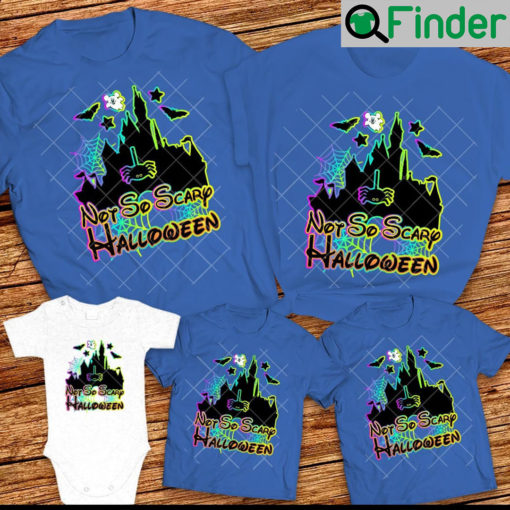 Disney Halloween family shirts 2022 Disney Castle Not So scary Family Unisex Shirt