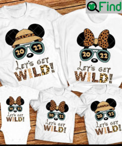 Disney lets Get Wild Animal Kingdom family shirt 2022