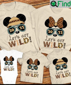 Disney lets Get Wild Animal Kingdom family shirts 2022