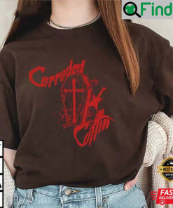 Eddie Munson Corroded Coffin Band Stranger Things 4 Shirt