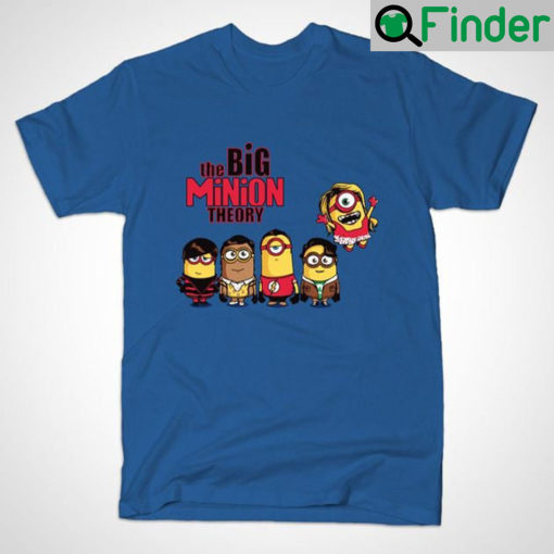 Funny The Big Minion Bang Theory Tee Family T shirt