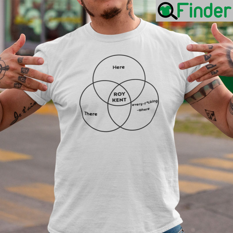 Here There Roy Kent Every Fucking Where T Shirt Roy Kent Venn Diagram Q Finder Trending Design