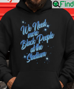Mookie Betts With Message - We Need More Black People At The Stadium T-Shirt  –