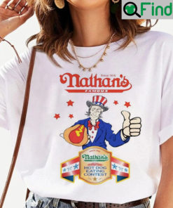 Nathans Hot Dog Eating Contest 4th Of July Joey Chestnut Champion Shirt