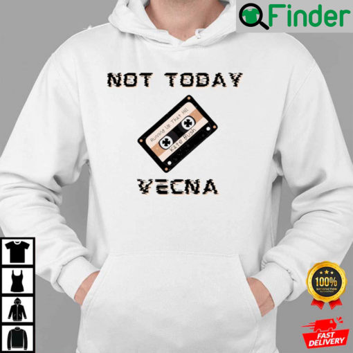 Not Today Vecna Casette Hoodie