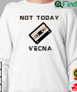 Not Today Vecna Casette Sweatshirt