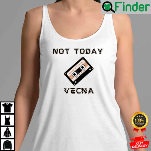 Not Today Vecna Casette Tank Top