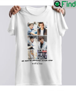 One Direction Anniversary Cologne Group We Love You Hazza T Shirt