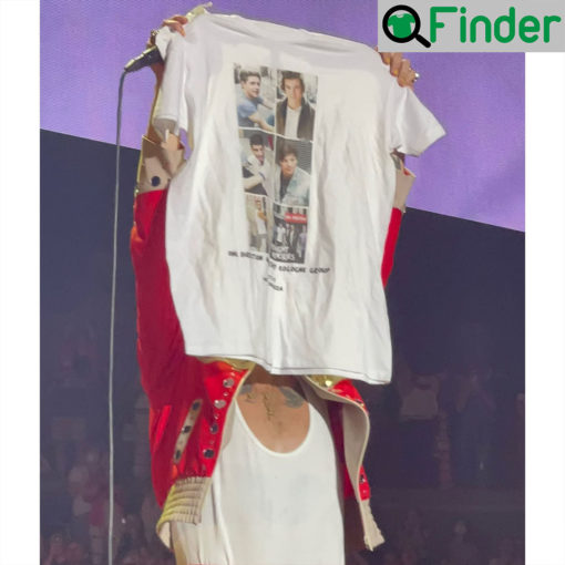 One Direction Anniversary Cologne Group We Love You Hazza Tee Shirt